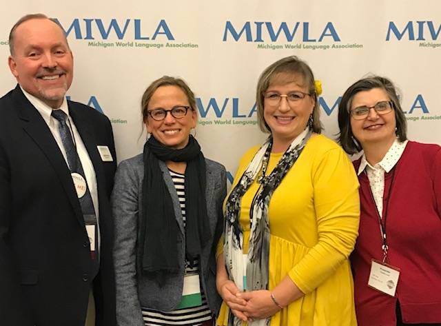 MIWLA Conference: Mike Vrooman, Janel Pettes Guikema, Carol Wilson-Tiesma, Gisella Licari